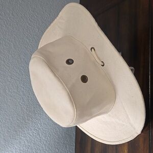 DPC Dorfman Pacific Canvas Tan Floater Fishing Sun Bucket Hat Safari Vintage